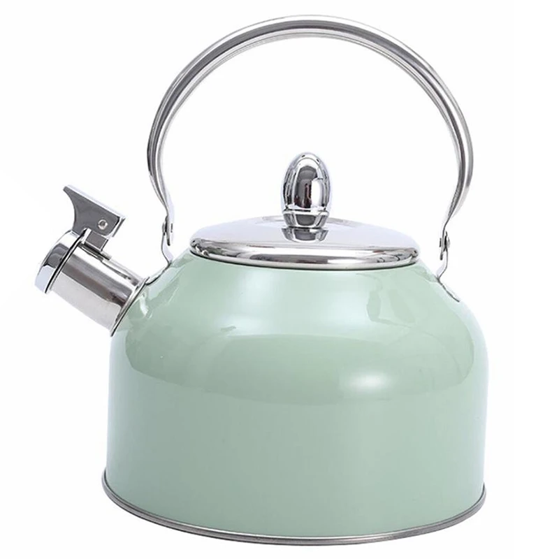 2.5L Whistling Kettle for Gas Stove All Stovetops Stainless Steel Coffee Tea Kettle Gas Teapot
2.5L Whistling Kettle for Gas Stove All Stovetops Stainless Steel Coffee Tea Kettle Gas Teapot