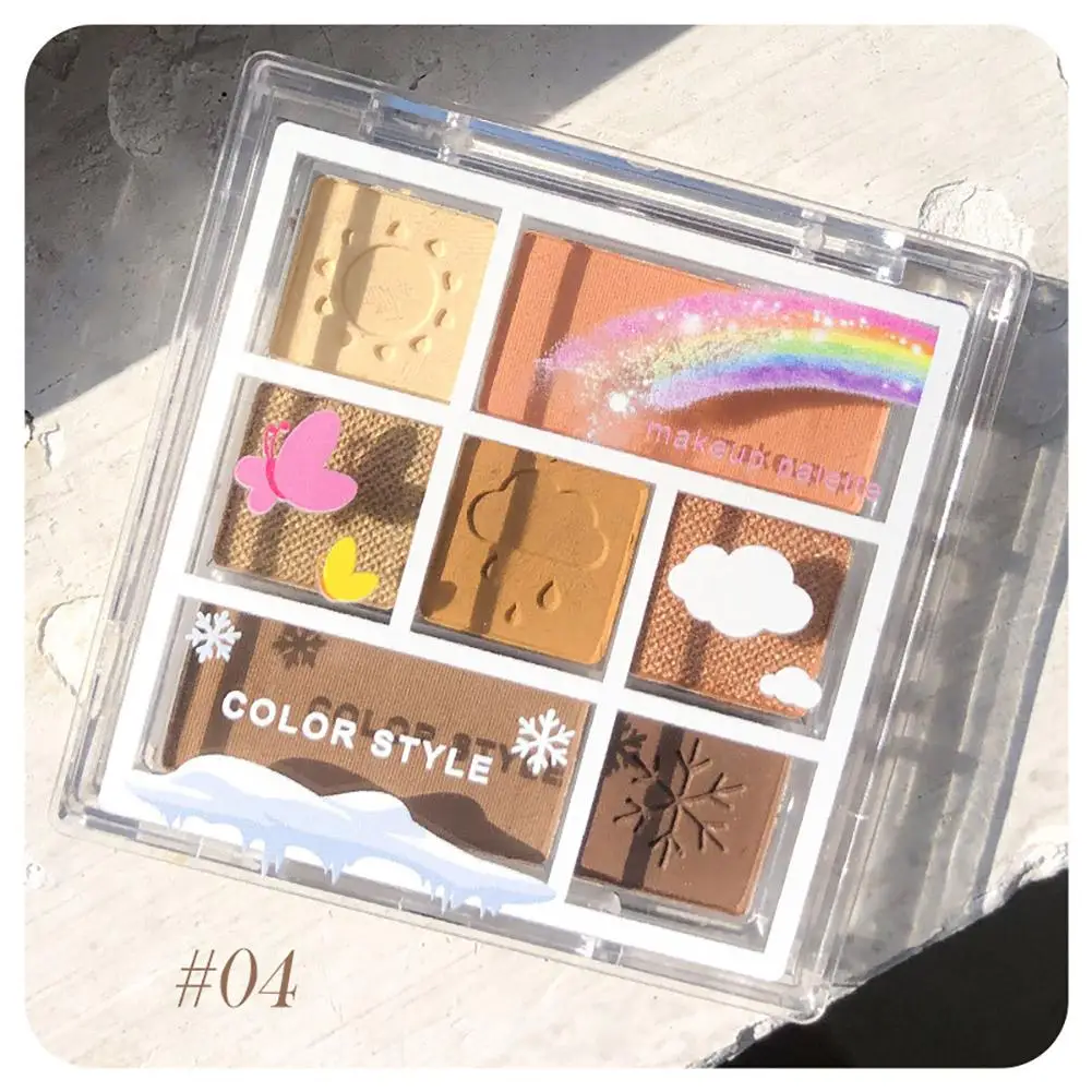7 Color Eye Shadow Plate Jigsaw Board Playing Blush High Light Repair Multi-function Integrated Disk Big Earth Eye Shadow
7 Color Eye Shadow Plate Jigsaw Board Playing Blush High Light Repair Multi-function Integrated Disk Big Earth Eye Shadow