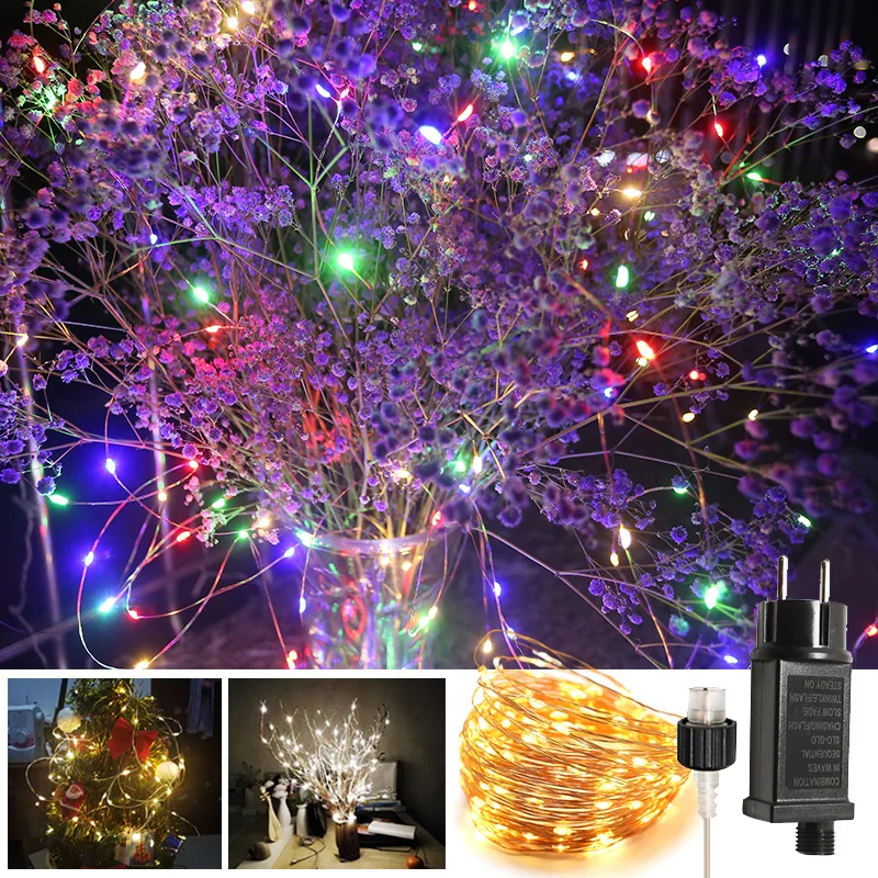 LED String Lights New Year lights Outdoor Decorations Tree Garden Curtain Room Home Decor Holiday LightingGarland Fairy Lights
LED String Lights New Year lights Outdoor Decorations Tree Garden Curtain Room Home Decor Holiday LightingGarland Fairy Lights