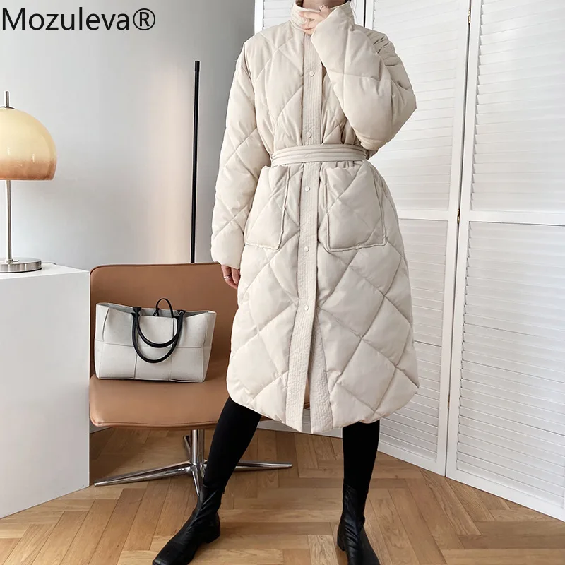 Mozuleva 2022 Winter Women Thick Long Cotton Jackets Female Stylish Loose Puffer Parkas High-Quality Lingge Plaid Warm Wild Coat
Mozuleva 2022 Winter Women Thick Long Cotton Jackets Female Stylish Loose Puffer Parkas High-Quality Lingge Plaid Warm Wild Coat