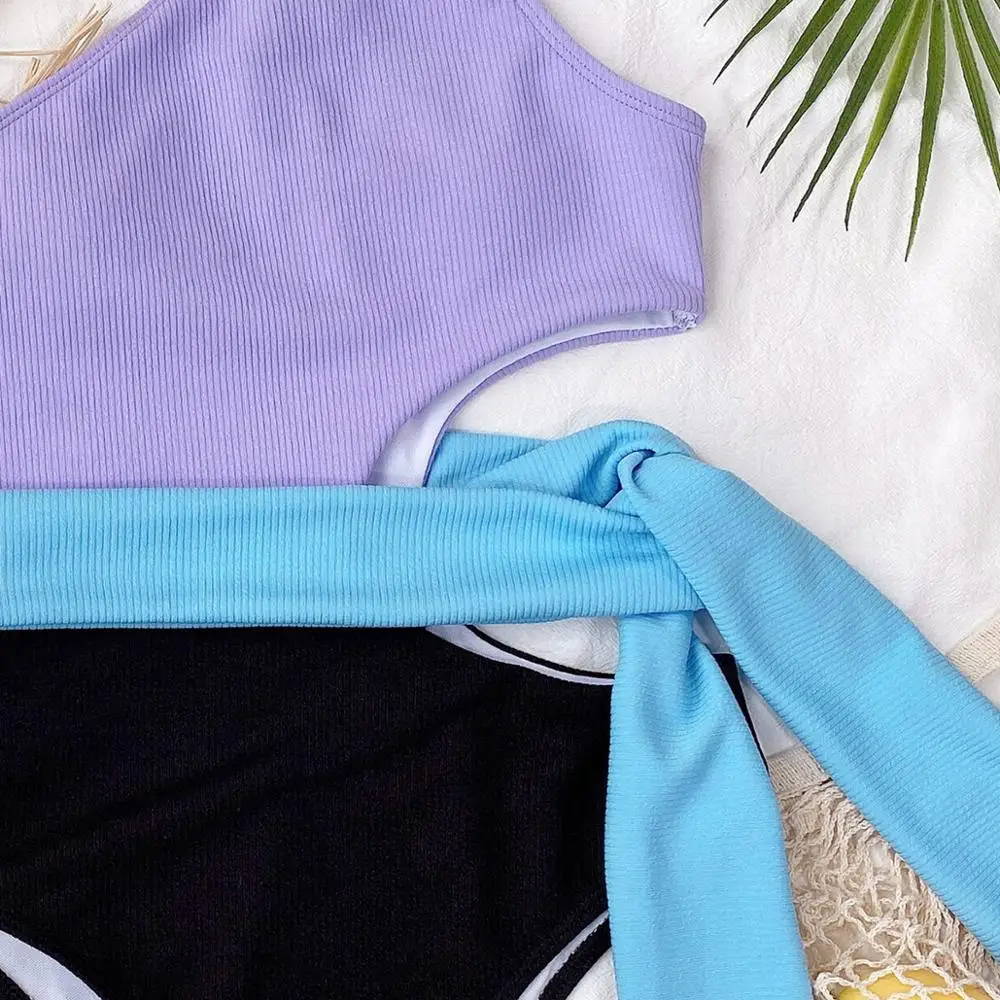 One Piece Swimsuits for Women One Shoulder Cutout Patchwork Monokini Bathing Suit Sexy Strapless Bikini female bikini set
One Piece Swimsuits for Women One Shoulder Cutout Patchwork Monokini Bathing Suit Sexy Strapless Bikini female bikini set