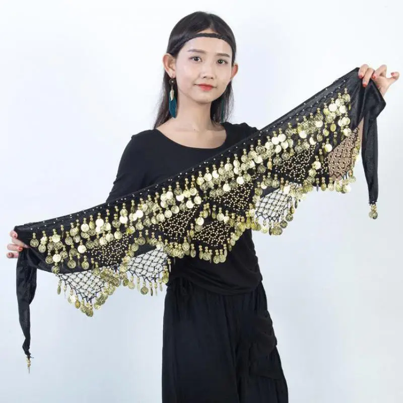 Belly Dance Hip Scarf Lady Belt Skirt Bellydance Tassel Sequins Waist Chain Wrap Adult Dance Wear Stage Performance Accessories
Belly Dance Hip Scarf Lady Belt Skirt Bellydance Tassel Sequins Waist Chain Wrap Adult Dance Wear Stage Performance Accessories