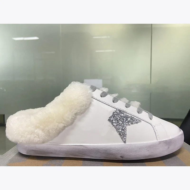 Autumn/Winter Products Children Retro Old Small Dirty Shoes Fashion Keep Warm Wild Lamb Hair Parent-child Half Slippers ST127
Autumn/Winter Products Children Retro Old Small Dirty Shoes Fashion Keep Warm Wild Lamb Hair Parent-child Half Slippers ST127