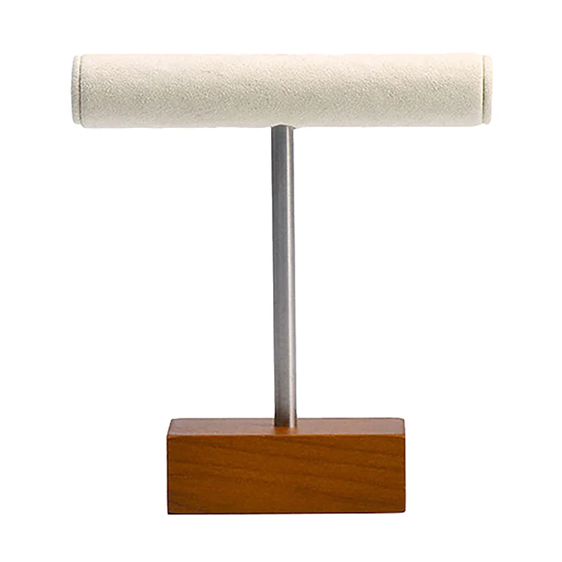 Solid Wood Jewelry Display T-Shape Watch Necklace Bracelet Display Jewelry Storage Organizer Display Props 
Solid Wood Jewelry Display T-Shape Watch Necklace Bracelet Display Jewelry Storage Organizer Display Props