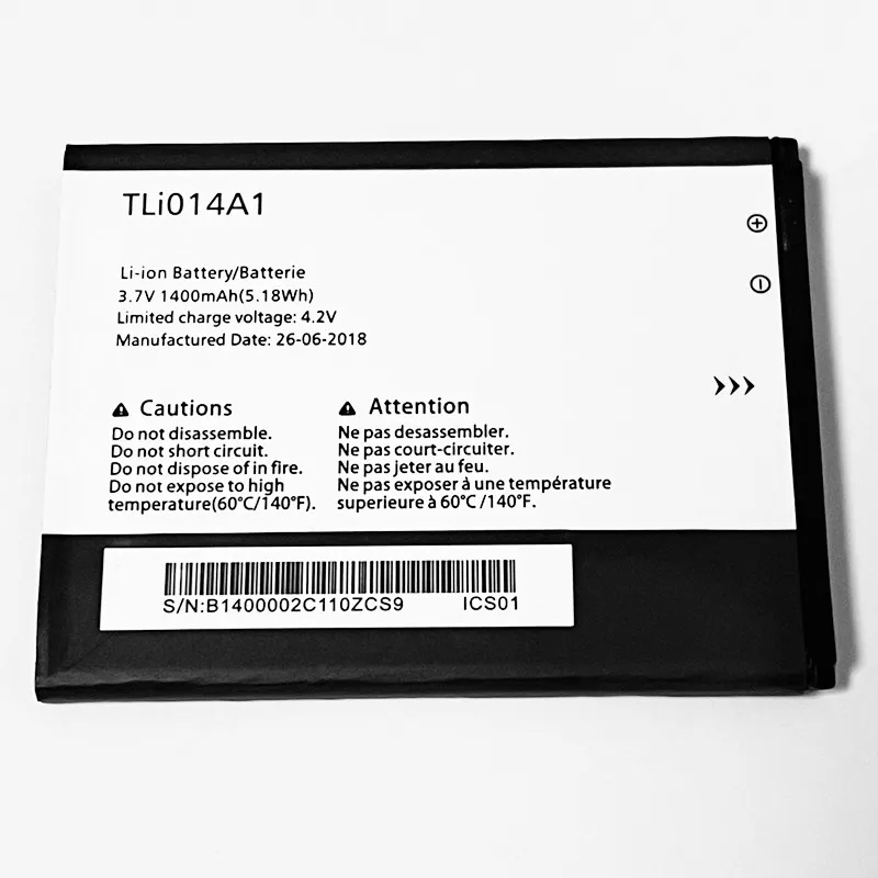 Аккумулятор 3 7 в 1400 мАч TLi014A1 для Alcatel One Touch Pop C2 4032E 4032D 4032X 4032A|Аккумуляторы