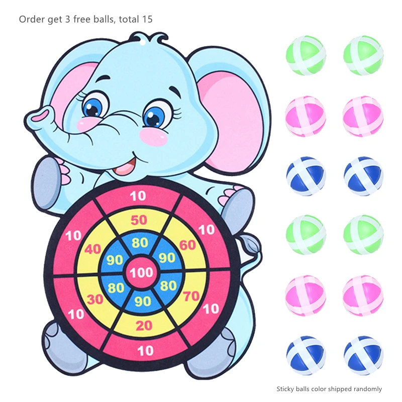 Dart Board with 15 Sticky Balls Safe Throwing Toys for Kids Board Games, Adults Party Relax Dartboard Sports, Christmas Gifts
Dart Board with 15 Sticky Balls Safe Throwing Toys for Kids Board Games, Adults Party Relax Dartboard Sports, Christmas Gifts
