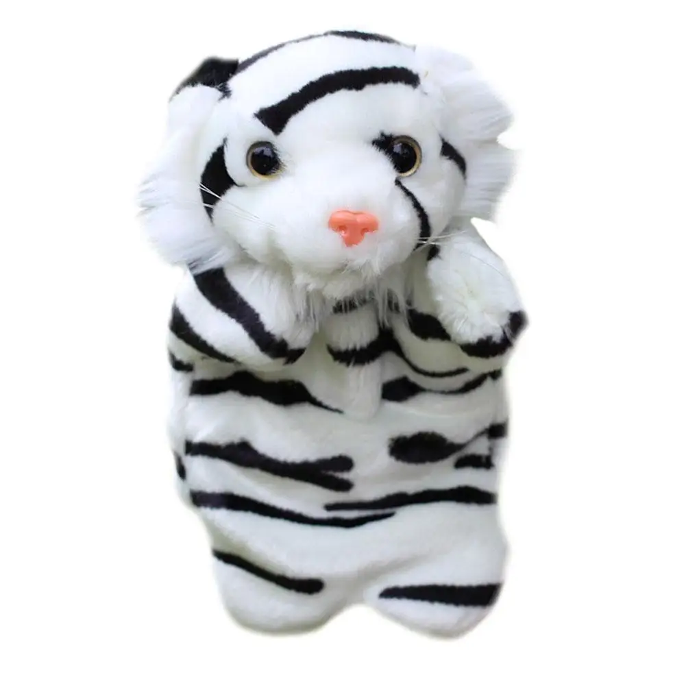 Hand Puppet Toy Height About 27cm Fantasy Deep Forest Series Animal Shape Hand Puppet Cute Black White Tiger Stuffed Plush Toy 
Hand Puppet Toy Height About 27cm Fantasy Deep Forest Series Animal Shape Hand Puppet Cute Black White Tiger Stuffed Plush Toy