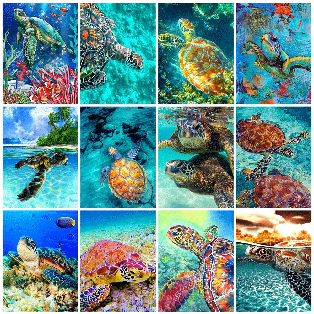 HUACAN 5D Diamond Painting Turtle Diamond Mosaic Animal Full Square/Round Drill Embroidery Kits Wall Decor Gift
HUACAN 5D Diamond Painting Turtle Diamond Mosaic Animal Full Square/Round Drill Embroidery Kits Wall Decor Gift