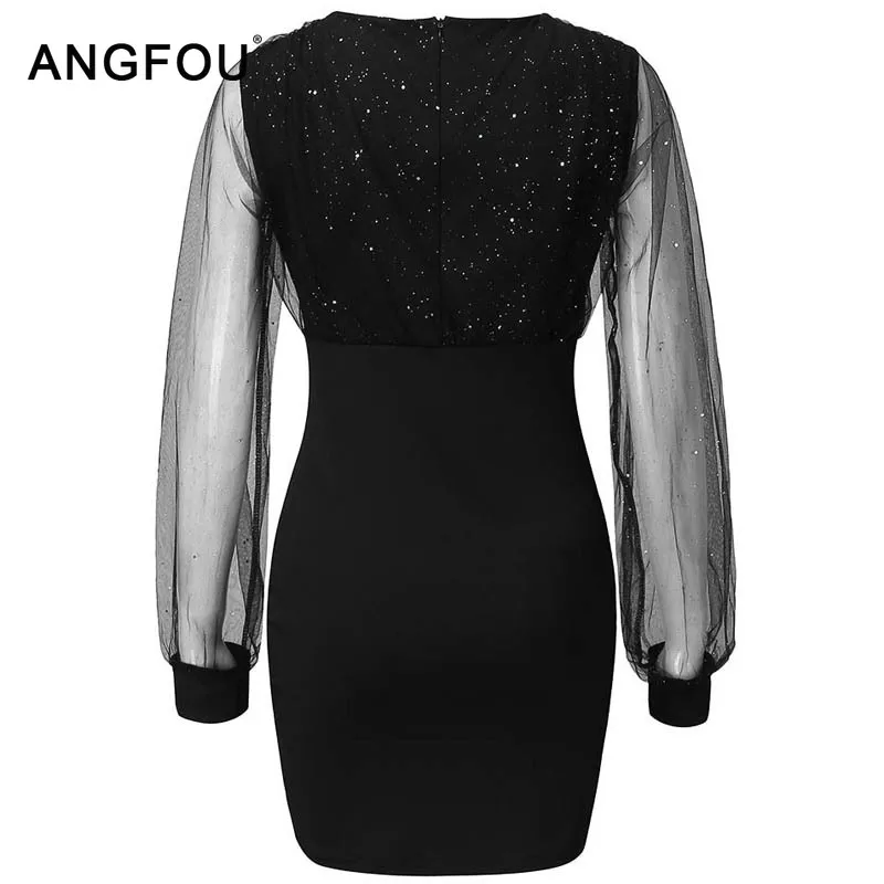Sexy Sequin Dresses Women V Neck Lantern Sleeve Long Sleeve Mini Dress Woman Club Dress Bandage Dresses Female Black Dress
Sexy Sequin Dresses Women V Neck Lantern Sleeve Long Sleeve Mini Dress Woman Club Dress Bandage Dresses Female Black Dress
