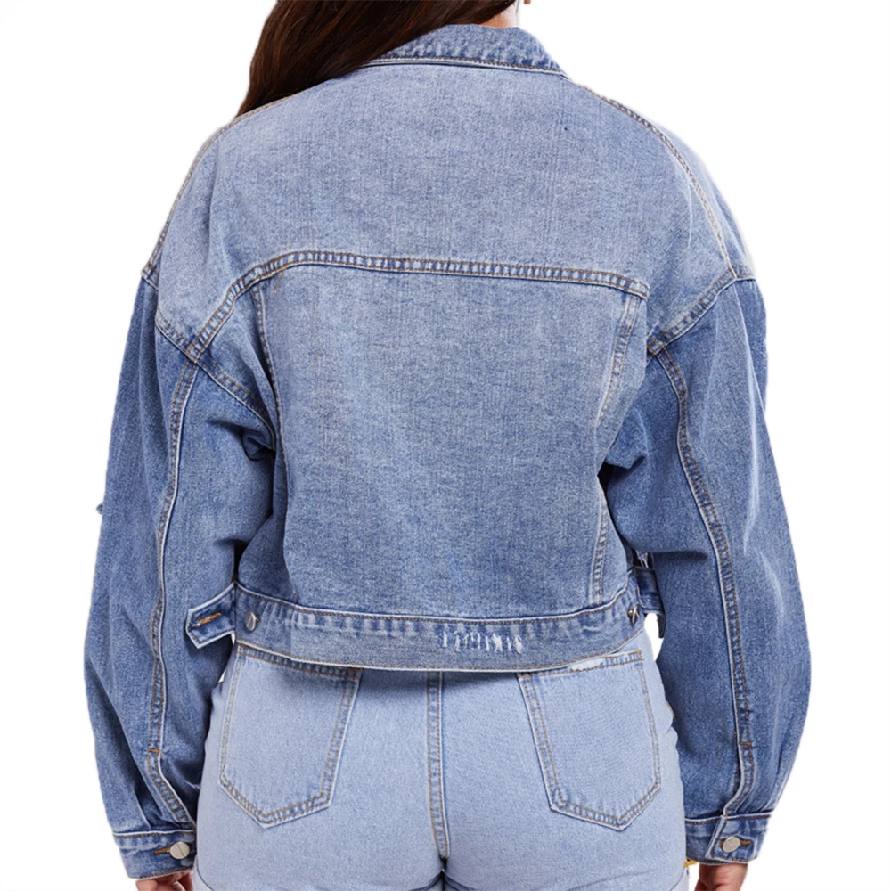 Cofekate Short Jeans Women Coat Long Sleeve Button Denim Jackets Casual Outwear Short Denim Jackets
Cofekate Short Jeans Women Coat Long Sleeve Button Denim Jackets Casual Outwear Short Denim Jackets