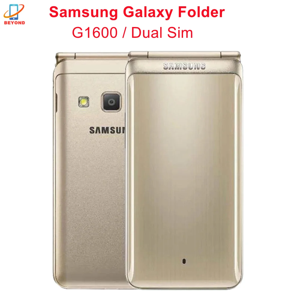 Оригинальный мобильный телефон-раскладушка Samsung Galaxy Folder G1600 с двумя Sim-картами 1 5
