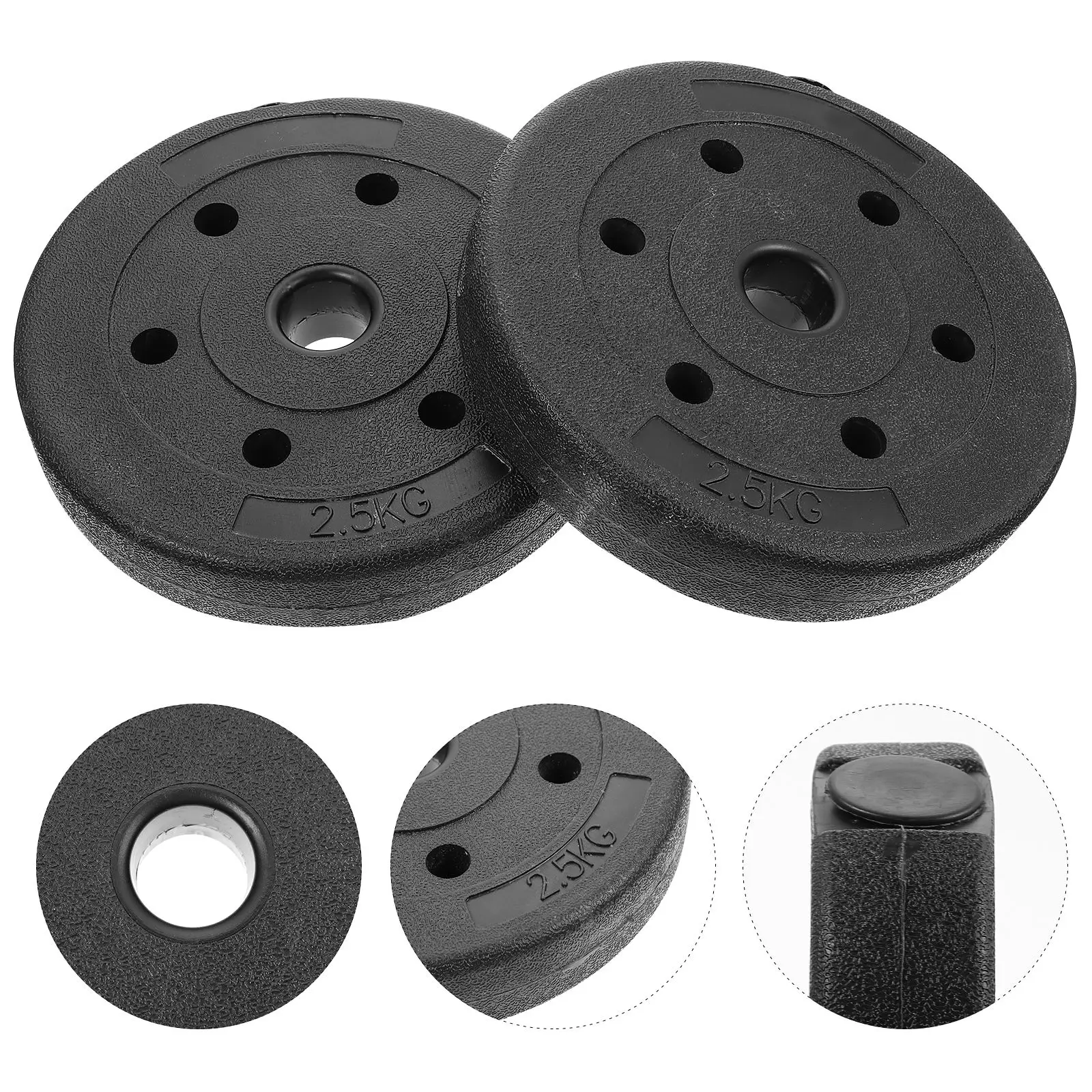 2pcs Unique Skid-proof Useful Barbell Plates Weight Plates Grip Plates for Fitness Gym
2pcs Unique Skid-proof Useful Barbell Plates Weight Plates Grip Plates for Fitness Gym