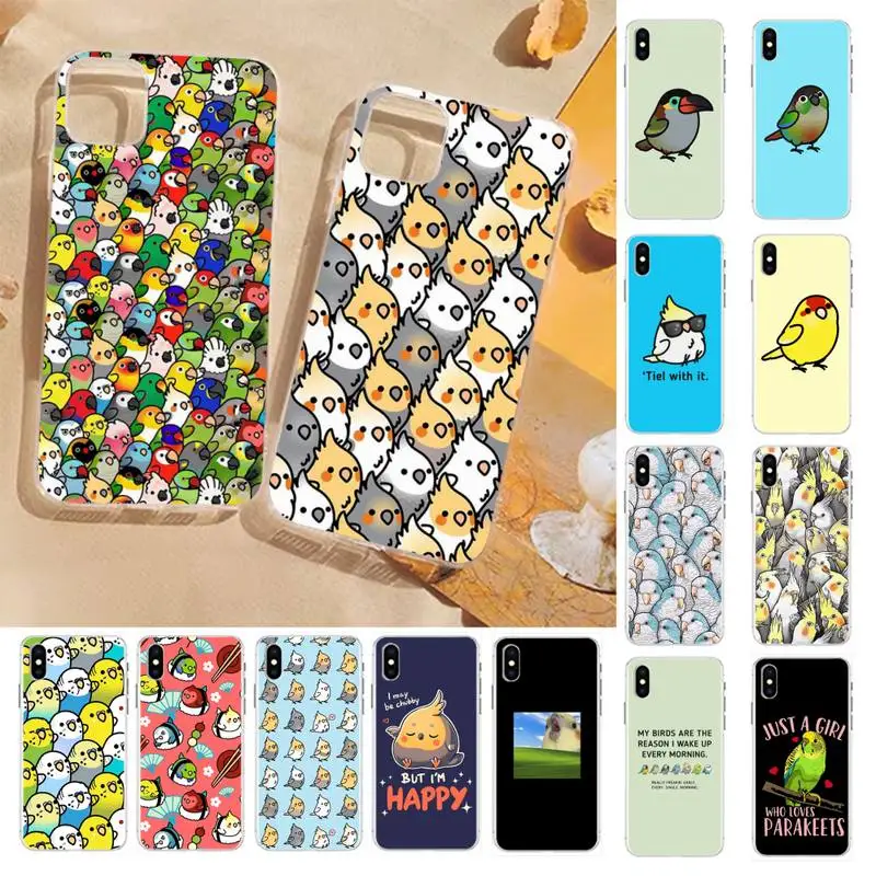 Chubby Cockatiels Parrotlets Hello Parrot Bird Phone Case for iPhone 11 12 13 mini pro XS MAX 8 7 6 6S Plus X 5S SE 2020 XR case
Chubby Cockatiels Parrotlets Hello Parrot Bird Phone Case for iPhone 11 12 13 mini pro XS MAX 8 7 6 6S Plus X 5S SE 2020 XR case