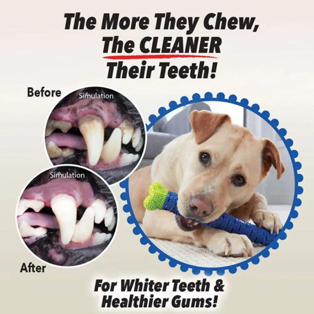 Dog Chewbrush Durable Dog Chew Toy Stick Soft Rubber Toothbrush Toothpaste Pet Pet Tooth Supplies Cleaning Molar Massage Po U4x0
Dog Chewbrush Durable Dog Chew Toy Stick Soft Rubber Toothbrush Toothpaste Pet Pet Tooth Supplies Cleaning Molar Massage Po U4x0