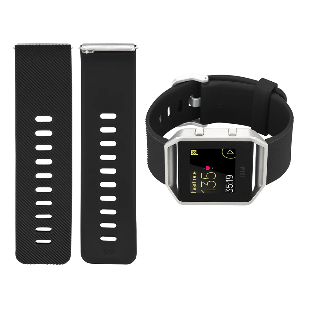 Classic Soft Silicone Adjustable Replacement Sport Watch Band Strap with Quick Release Pins For Fitbit Blaze Watch 21.6cm
Classic Soft Silicone Adjustable Replacement Sport Watch Band Strap with Quick Release Pins For Fitbit Blaze Watch 21.6cm