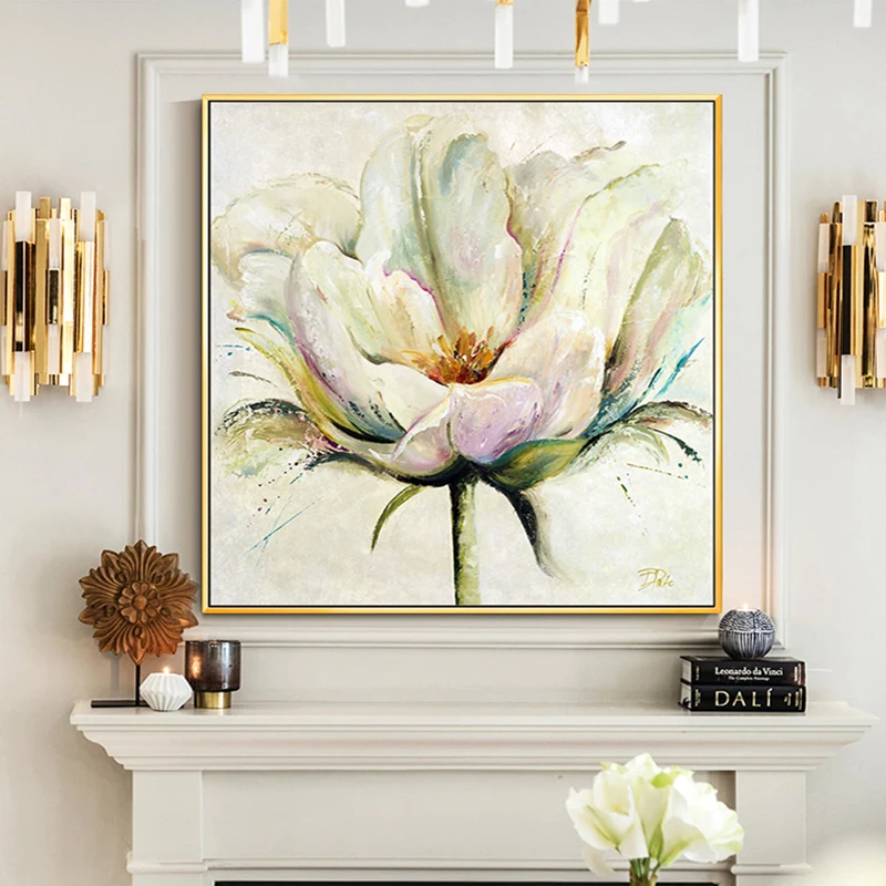 Oil Painting By Handpainted Modern Abstract Flower Canvas Painting Wall Art Pictures For Living Room Home Decor Gift Frameless
Oil Painting By Handpainted Modern Abstract Flower Canvas Painting Wall Art Pictures For Living Room Home Decor Gift Frameless