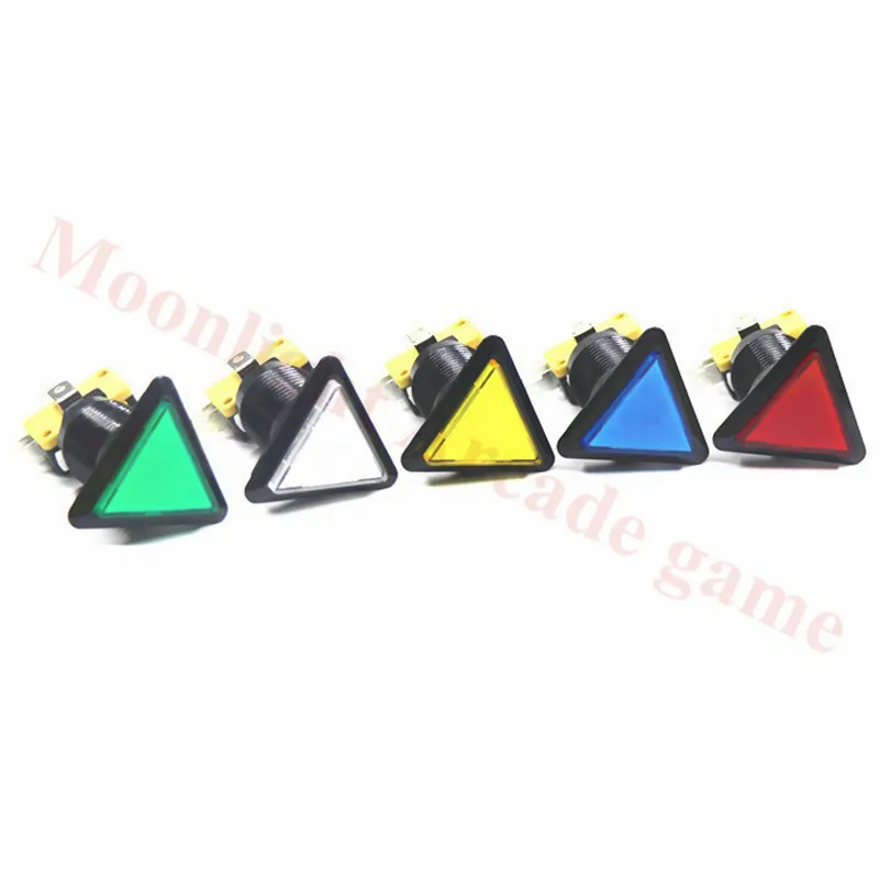 5pcs 12V triangular shape Illuminated push button switches for arcade game machine
5pcs 12V triangular shape Illuminated push button switches for arcade game machine