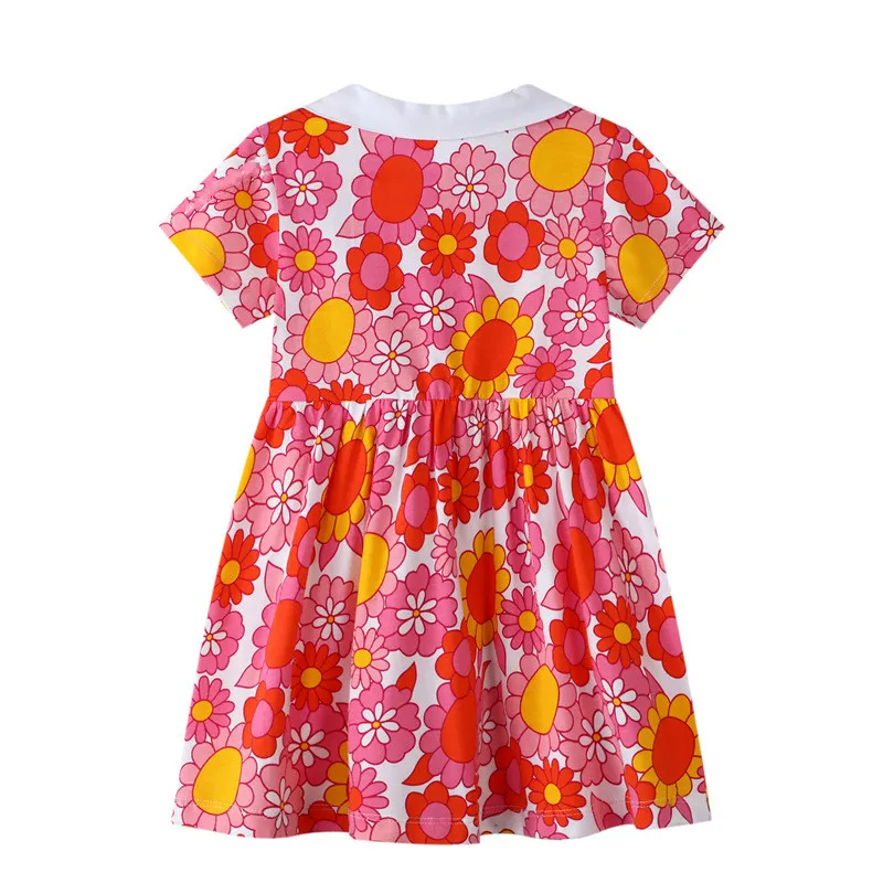 Jumping Meters Kids Cotton Summer Dress for Girls Child Party Floral Collar Dress Kids Princess Vestidos Girls Dresses
Jumping Meters Kids Cotton Summer Dress for Girls Child Party Floral Collar Dress Kids Princess Vestidos Girls Dresses