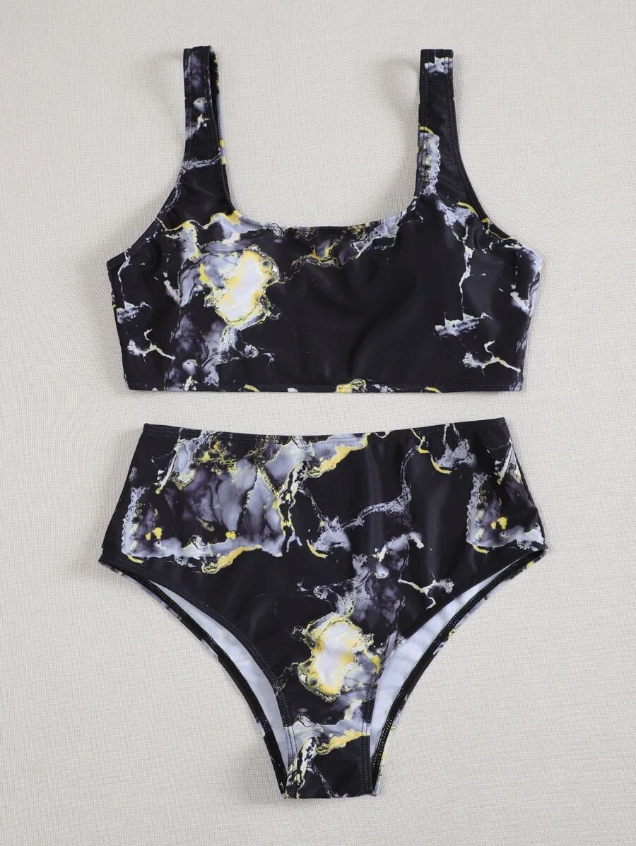 2021 New High Waist Bikini set Yellow Bandeau Swimsuit Sexy Print Thong Bikini Women Swimwear Two-pieces Bather Bathing Suit
2021 New High Waist Bikini set Yellow Bandeau Swimsuit Sexy Print Thong Bikini Women Swimwear Two-pieces Bather Bathing Suit