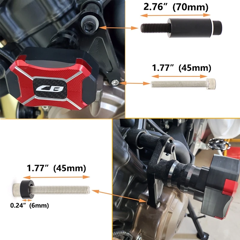 for HONDA CB650F CB650R CBR650R 2019 2020 Motorcycle Falling Protection Frame Slider Fairing Guard Crash Pad
for HONDA CB650F CB650R CBR650R 2019 2020 Motorcycle Falling Protection Frame Slider Fairing Guard Crash Pad