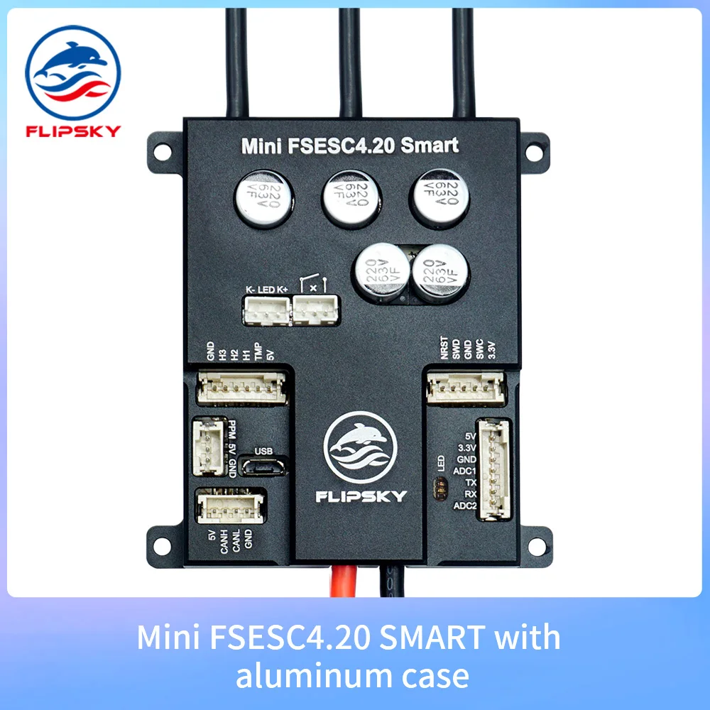 New Arrival FLIPSKY Mini FSESC4.20 SMART With Aluminum Case ased on VESC4 for sk8/scooter/robotFlipsky
New Arrival FLIPSKY Mini FSESC4.20 SMART With Aluminum Case ased on VESC4 for sk8/scooter/robotFlipsky