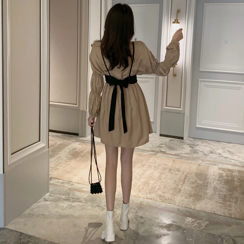 Women Blouse Sling Fashion Two Piece Set Spring Autumn New Solid Lapel Single Breasted Puff Sleeve Slim Female Sets Tops
Women Blouse Sling Fashion Two Piece Set Spring Autumn New Solid Lapel Single Breasted Puff Sleeve Slim Female Sets Tops