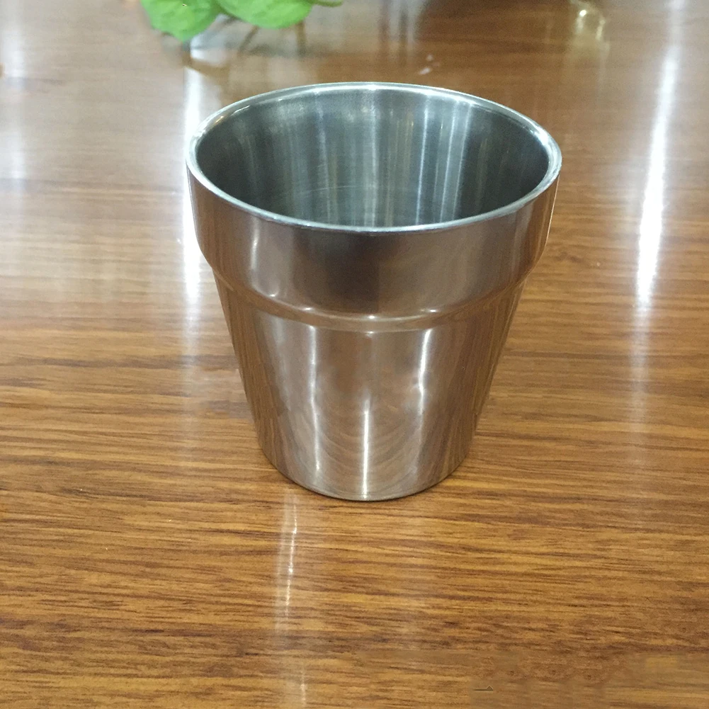 Stainless Steel Cups 6.4oz Double-Layer Pint Cup Impact-Resistant Metal Durable Cups
Stainless Steel Cups 6.4oz Double-Layer Pint Cup Impact-Resistant Metal Durable Cups