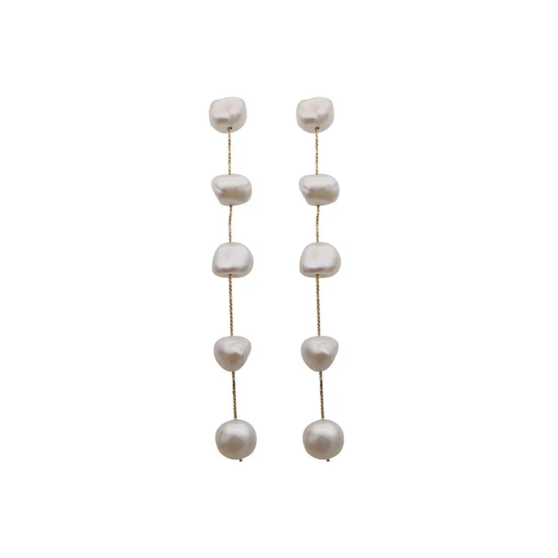 Vintage Natural Freshwater Pearl Earrings for Women Gold Color Long Tassel Chains Hanging Dangle Earrings Wedding Jewelry
Vintage Natural Freshwater Pearl Earrings for Women Gold Color Long Tassel Chains Hanging Dangle Earrings Wedding Jewelry