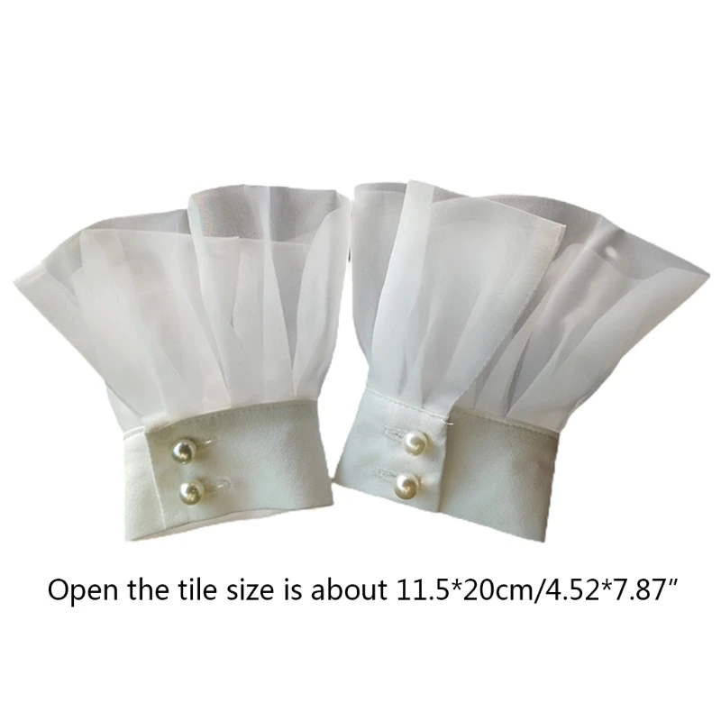 Organ Pleated Horn Cuff Detachable Lace Sleeves Wrist Warmers Sweater Decoration Universal Shirt Detachable Sleeve
Organ Pleated Horn Cuff Detachable Lace Sleeves Wrist Warmers Sweater Decoration Universal Shirt Detachable Sleeve