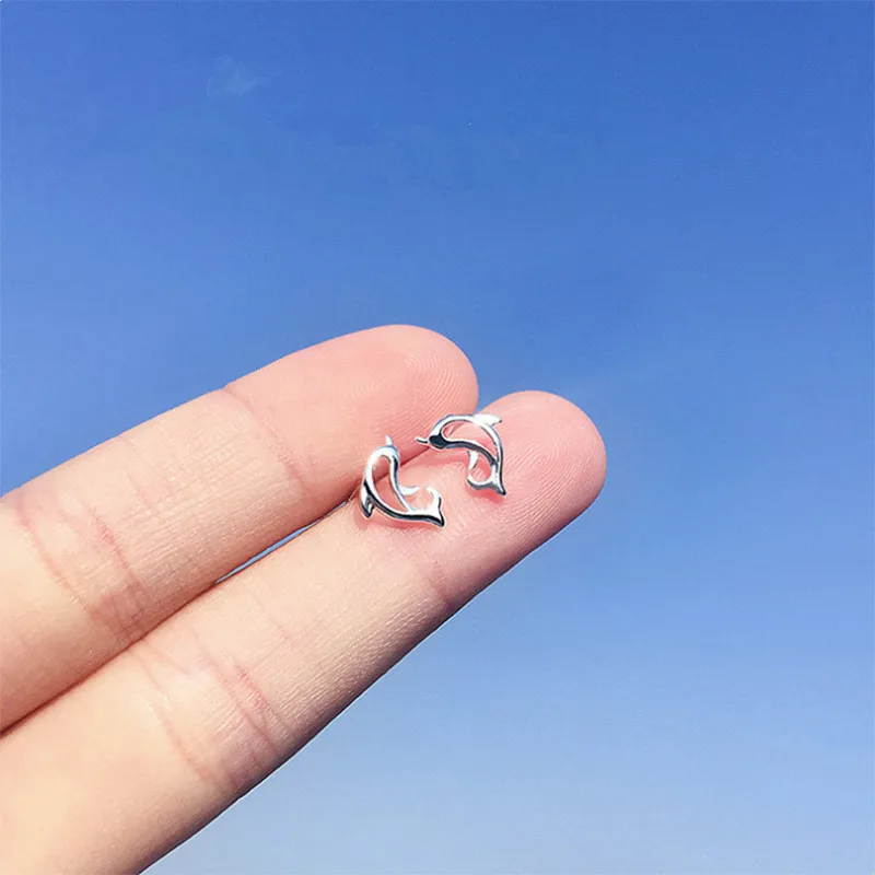 Изысканные серьги для женщин, серебро 925 пробы, серьги в виде дельфинов, животных, ювелирные изделия, серьги-гвоздики, серьги для девочек
Изысканные серьги для женщин, серебро 925 пробы, серьги в виде дельфинов, животных, ювелирные изделия, серьги-гвоздики, серьги для девочек