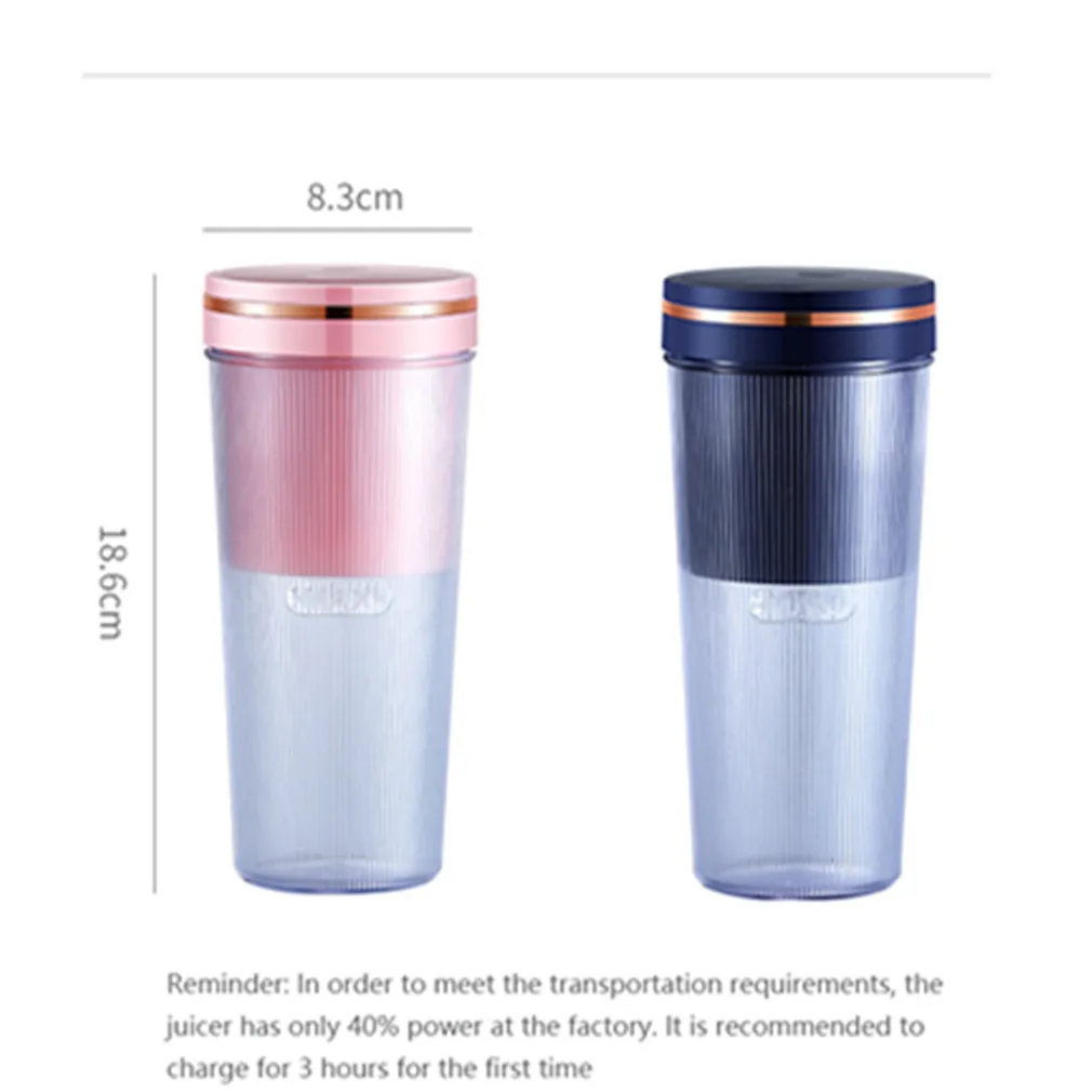 Portable Blender USB Mixer Electric Juicer Machine Smoothie Blender NEW Food Processor Personal Lemon Squeezer Orange Juicer
Portable Blender USB Mixer Electric Juicer Machine Smoothie Blender NEW Food Processor Personal Lemon Squeezer Orange Juicer
