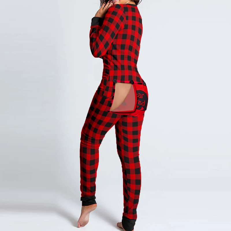 Women Sexy Deep V-Neck Button Jumpsuit Fashion Cute Hip Hollow Out Patchwork Playsuit Casual Long Sleeve Christmas Print Rompers
Women Sexy Deep V-Neck Button Jumpsuit Fashion Cute Hip Hollow Out Patchwork Playsuit Casual Long Sleeve Christmas Print Rompers