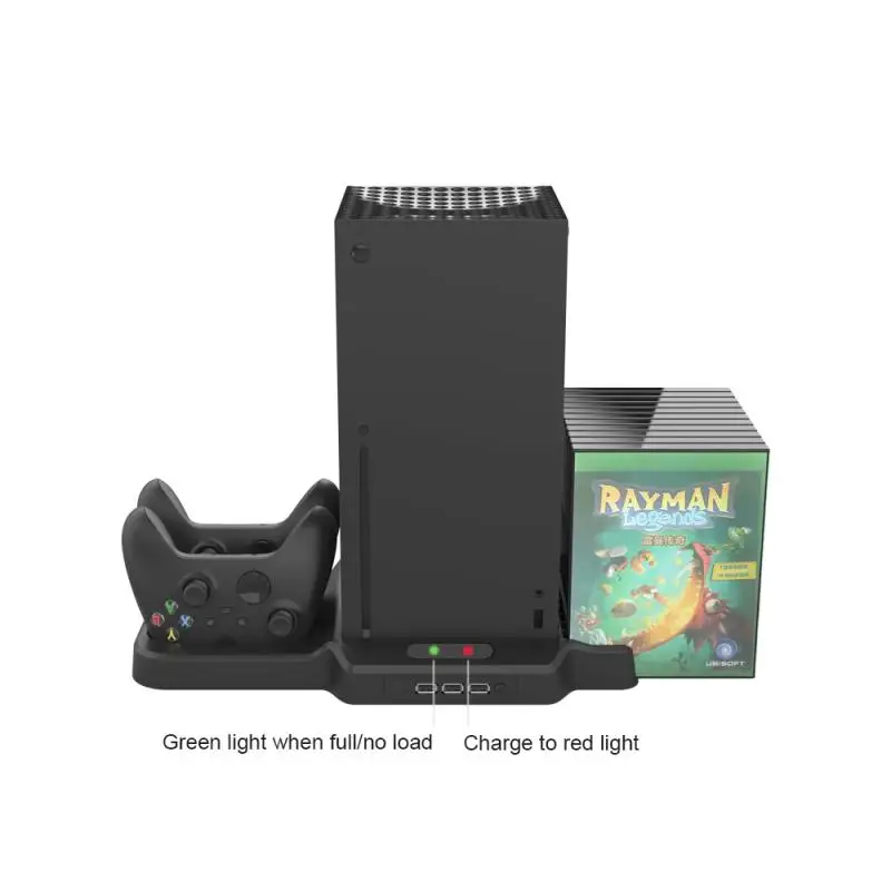 Вертикальная подставка для консоли Xbox серии X S с охлаждающими вентиляторами, двойной контроллер, зарядная станция, охлаждающий вентилятор, ...
Вертикальная подставка для консоли Xbox серии X S с охлаждающими вентиляторами, двойной контроллер, зарядная станция, охлаждающий вентилятор, ...