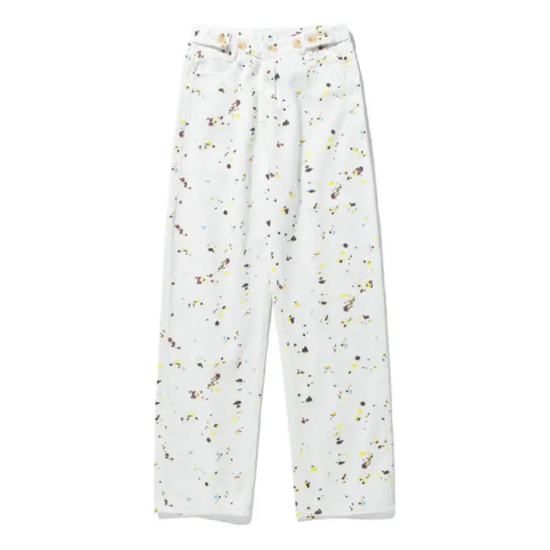 High-waist Women White Jeans 2021 New Y2k Harajuku Graffiti Print Hip-hop Loose Straight Trousers Multifunctional Denim Trousers
High-waist Women White Jeans 2021 New Y2k Harajuku Graffiti Print Hip-hop Loose Straight Trousers Multifunctional Denim Trousers