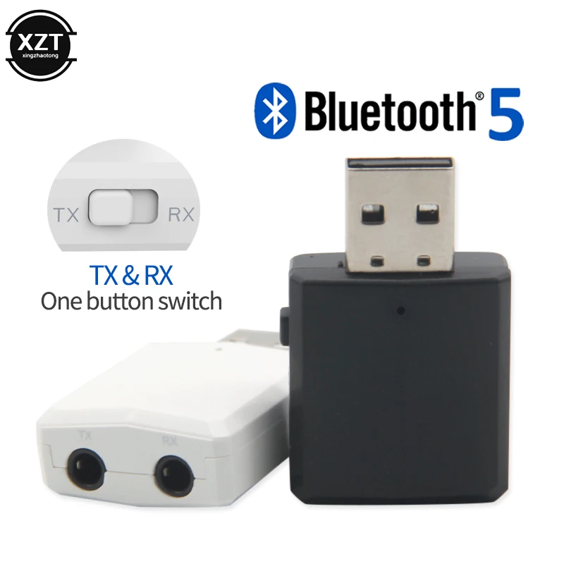 USB Bluetooth 5 0 передатчик приемник 3 в 1 адаптер EDR Dongle мм AUX для ТВ ПК наушников дома