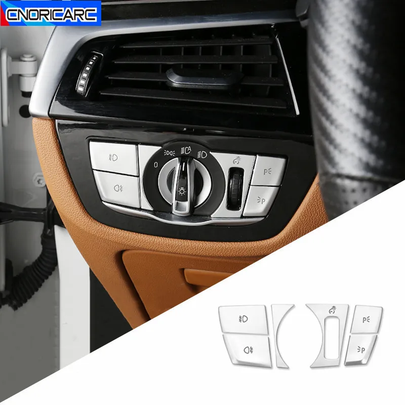 Car Front Headlight Switch Buttons Sequins Decoration Sticker Trim For BMW 5 Series G30 G38 2018-2020 Interior Accessories
Car Front Headlight Switch Buttons Sequins Decoration Sticker Trim For BMW 5 Series G30 G38 2018-2020 Interior Accessories