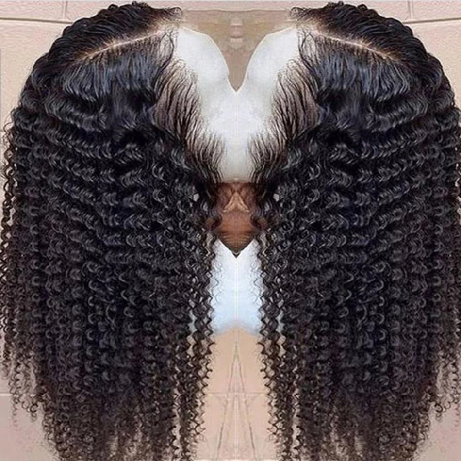 Kinky Curly Lace Front Human Hair Wig Pre Plucked 30 Inch Curly 4x4 Lace Closure Wig Black Women Remy Brazilian Hair Lace Wigs
Kinky Curly Lace Front Human Hair Wig Pre Plucked 30 Inch Curly 4x4 Lace Closure Wig Black Women Remy Brazilian Hair Lace Wigs