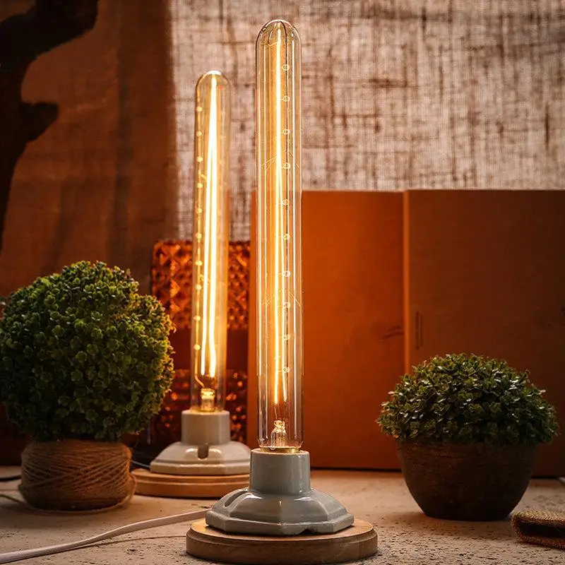 New Vintage Edison Bulb E27 8W Tubular Nostalgic Filament Incandescent Antique Light Bulb Home Lamp Fixtures
New Vintage Edison Bulb E27 8W Tubular Nostalgic Filament Incandescent Antique Light Bulb Home Lamp Fixtures