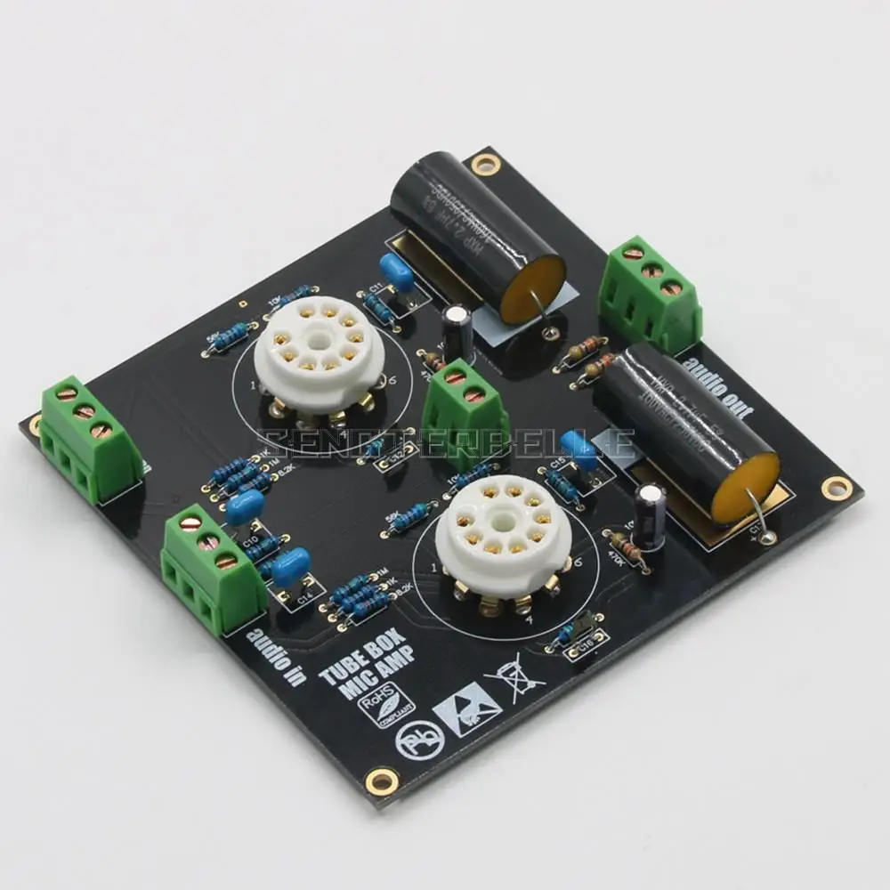 HiFi 6DJ8 6922 6N11 Tube Buffer Preamplifier Board Based on X10-D Vacuum Tube Preamp Circuit
HiFi 6DJ8 6922 6N11 Tube Buffer Preamplifier Board Based on X10-D Vacuum Tube Preamp Circuit