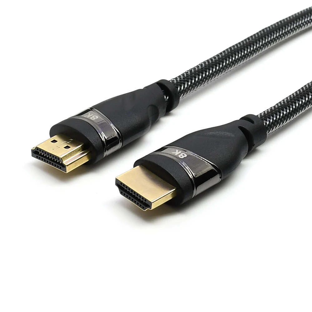 HDMI-Compatible 2.1 Cable Ultra-HD UHD 8K 60hz HDMI-Compatible Cable 48Gbps with Audio & Ethernet HDMI-Compatible Cord 2m
HDMI-Compatible 2.1 Cable Ultra-HD UHD 8K 60hz HDMI-Compatible Cable 48Gbps with Audio & Ethernet HDMI-Compatible Cord 2m