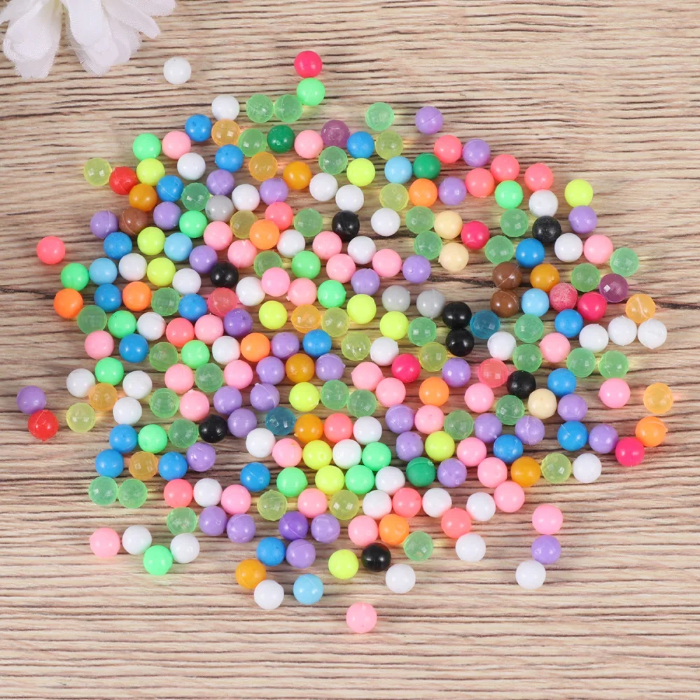 1Package of 2000pcs Children's Water Mist Beads Water Sticky Beads Diy Making Water Soluble Beans Puzzle Puzzle Puzzle