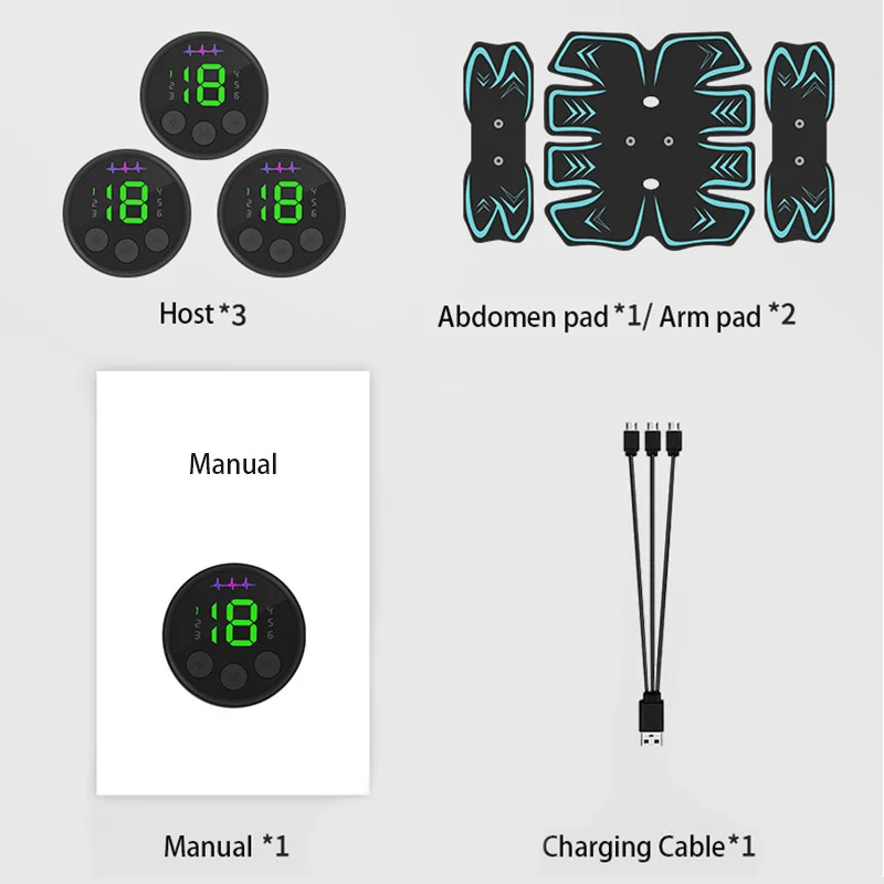 Abs Toner Abdominal Trainer Electric Wireless Ab EMS Muscle Stimulator Workout Equipment For Men Women Home Fitness Dropshipping
Abs Toner Abdominal Trainer Electric Wireless Ab EMS Muscle Stimulator Workout Equipment For Men Women Home Fitness Dropshipping