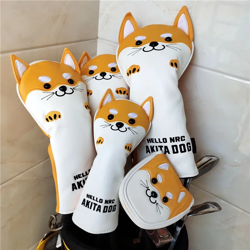 Little Dog Golf Complete Set Headcovers Driver Fairway Woods Hybrid Putter PU Golf Clubs Covers For Man Women
Little Dog Golf Complete Set Headcovers Driver Fairway Woods Hybrid Putter PU Golf Clubs Covers For Man Women