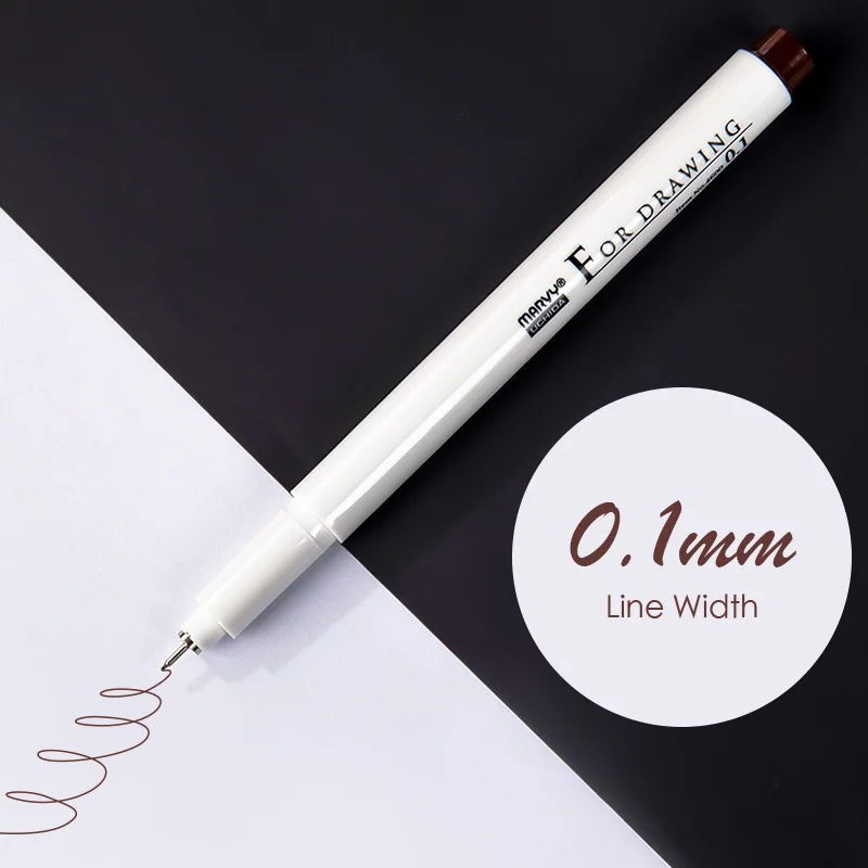 Маркеры для рисования MARVY 4600 Pigma Micron черные/коричневые
Маркеры для рисования MARVY 4600 Pigma Micron черные/коричневые