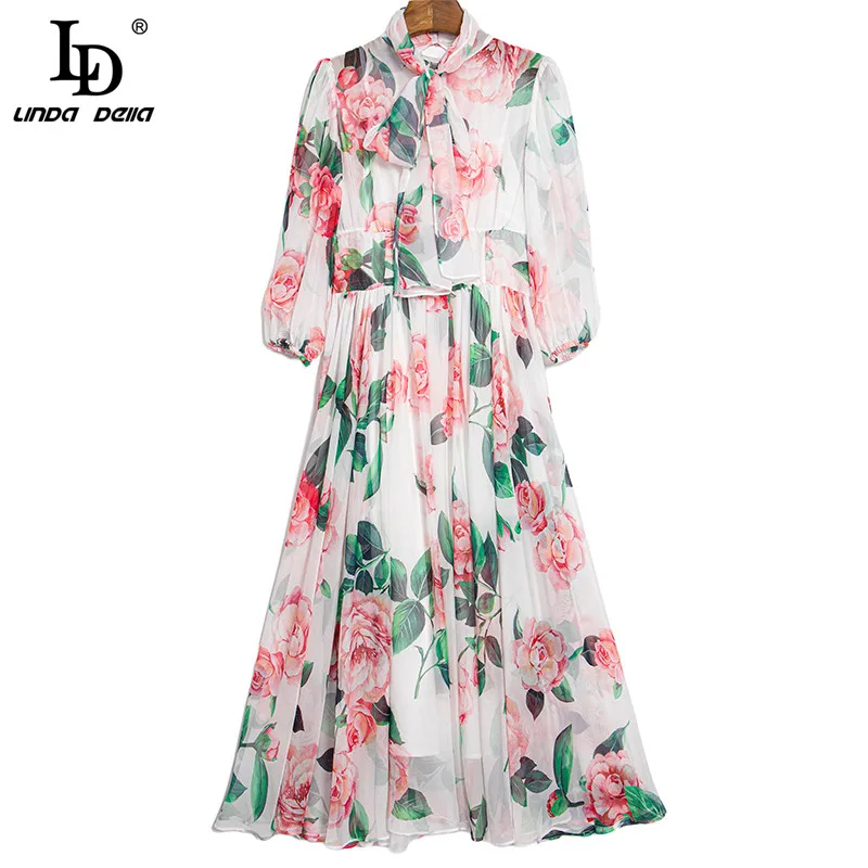 LD LINDA DELLA 2021 Summer Women's Chiffon Holiday Dresses Fashion Lantern sleeve Rose Flowers Print Elegant Party Midi Dress
LD LINDA DELLA 2021 Summer Women's Chiffon Holiday Dresses Fashion Lantern sleeve Rose Flowers Print Elegant Party Midi Dress