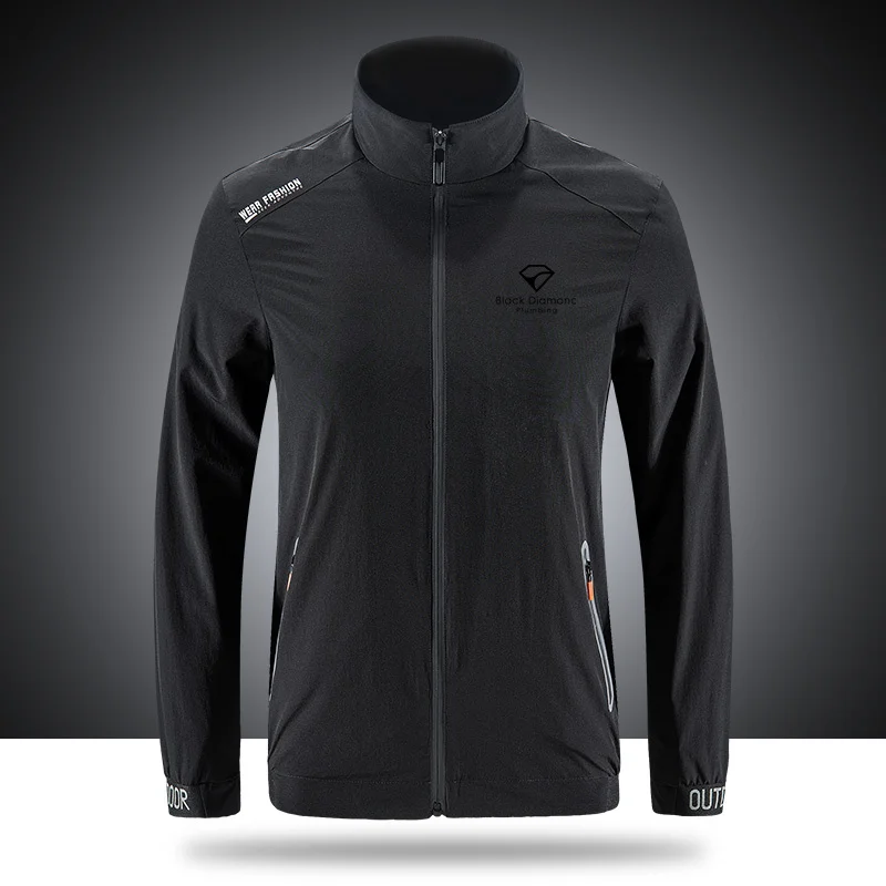 Black Diamond jackets Breathable Brand Jackets Men's Outdoor Zippered Light Soft Fashion Front Printing sportswear jackets N024 
Black Diamond jackets Breathable Brand Jackets Men's Outdoor Zippered Light Soft Fashion Front Printing sportswear jackets N024