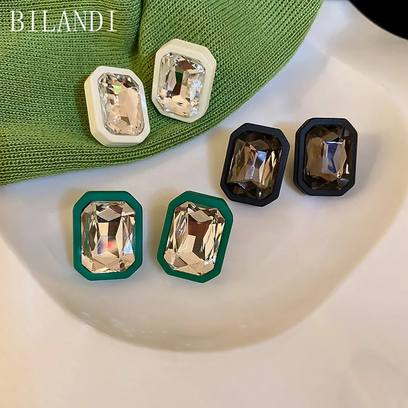 Bilandi S925 needle Women Jewelry Acrylic Earrings Popular Design Square Black White Green Drop Earrings For Girl Lady Gifts
Bilandi S925 needle Women Jewelry Acrylic Earrings Popular Design Square Black White Green Drop Earrings For Girl Lady Gifts