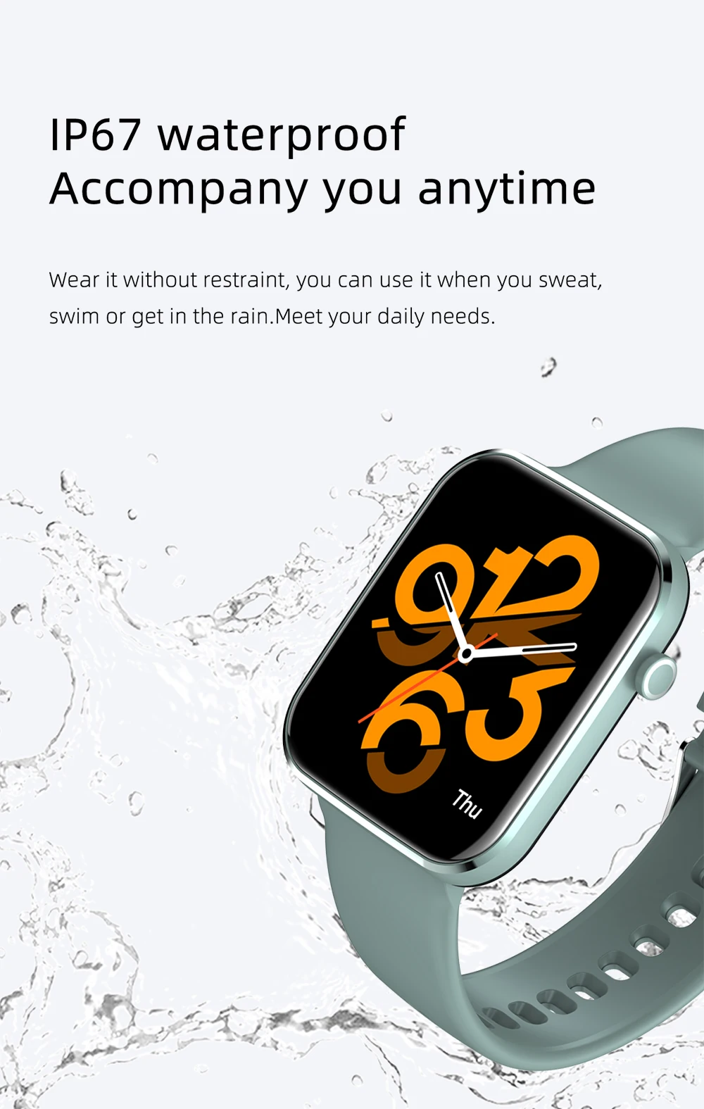 Smart Watch 1.69 inch Men Full Touch Fitness Tracker IP67 waterproof weather Color Screen Digital Watch For Android Apple Huawei
Smart Watch 1.69 inch Men Full Touch Fitness Tracker IP67 waterproof weather Color Screen Digital Watch For Android Apple Huawei