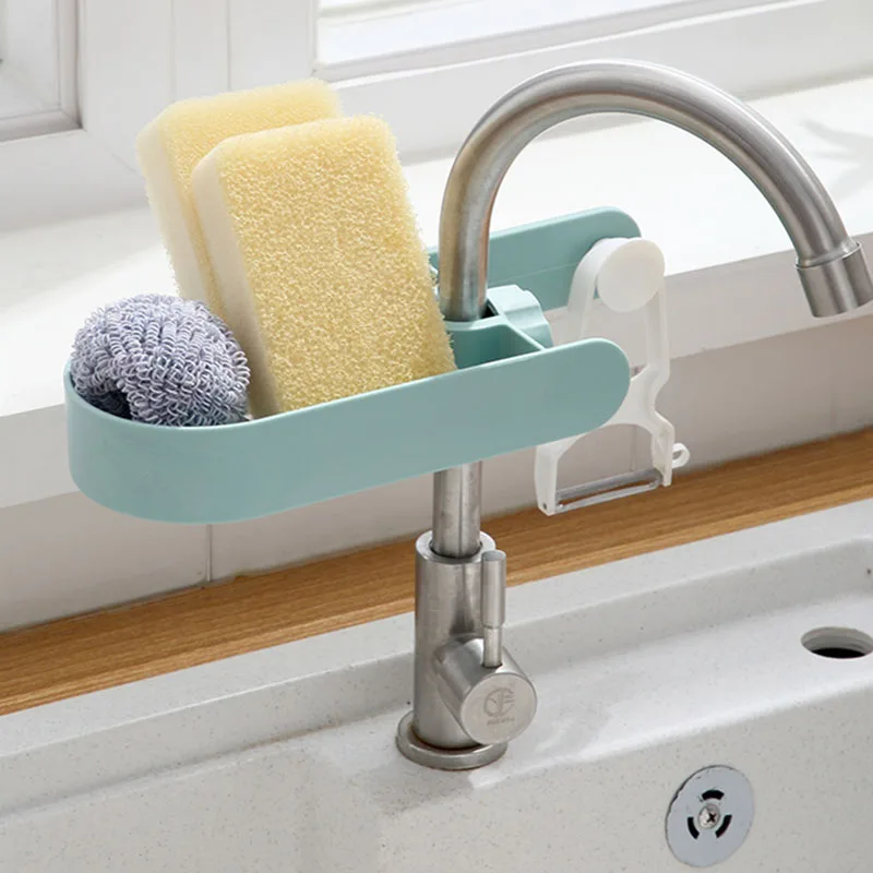 Faucet Rack Home Kitchen Free Punch Rag Sponge Brush Drain Rack Multifunction Sink Storage Shelf
Faucet Rack Home Kitchen Free Punch Rag Sponge Brush Drain Rack Multifunction Sink Storage Shelf