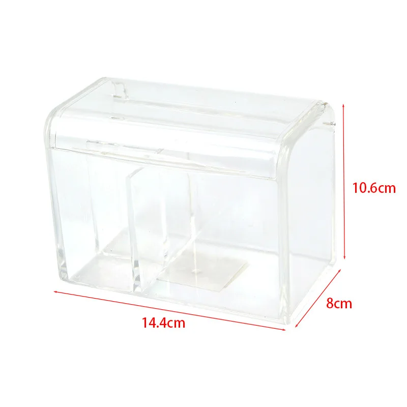 Fractional Make-up Cotton Swabs Storage Box Transparent Flip Desktop Lipstick Remover Cotton Dressing Table Cosmetics Organizer
Fractional Make-up Cotton Swabs Storage Box Transparent Flip Desktop Lipstick Remover Cotton Dressing Table Cosmetics Organizer